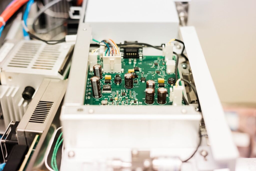 GC-MS internal mainboard.