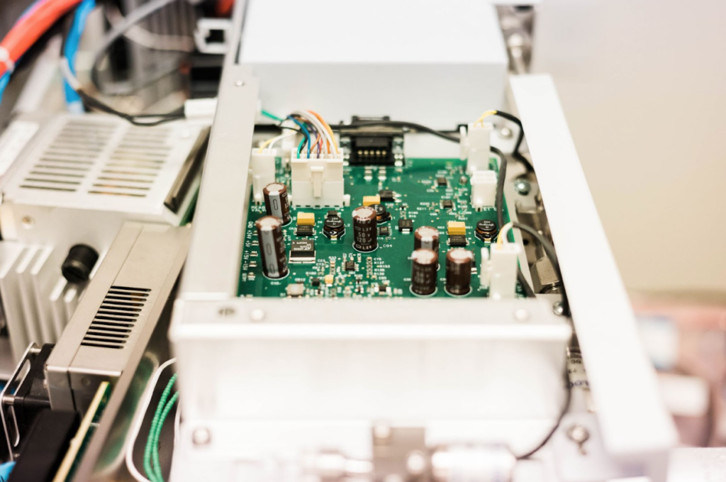Inside a Gas Chromatography System.